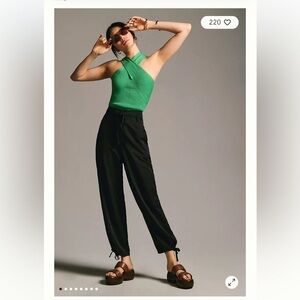 Anthropologie Tiny Heidi  pants, black joggers style